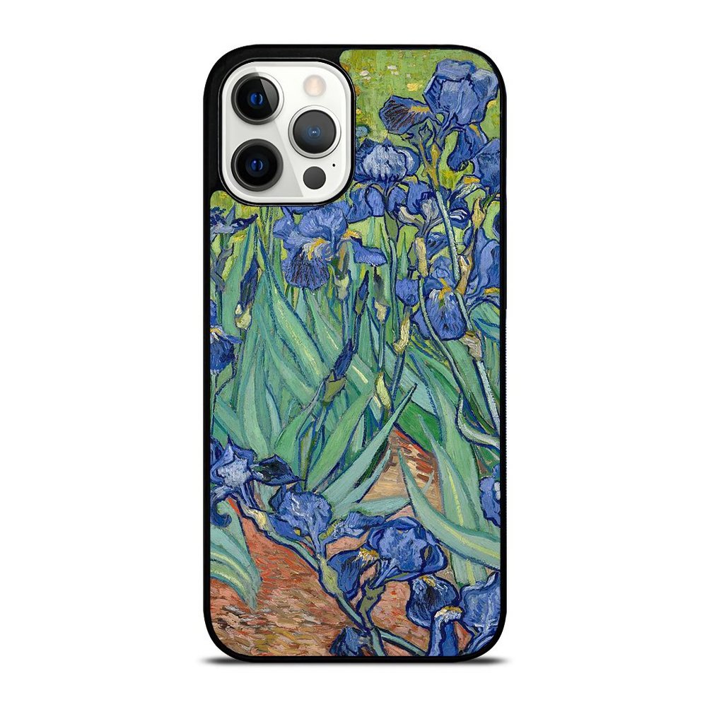 Van Gogh Irises Modern Art Painting iPhone Case